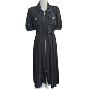 NWT Women's Windbreaker Shirt Dress Sz ONESIZE Sm-lg